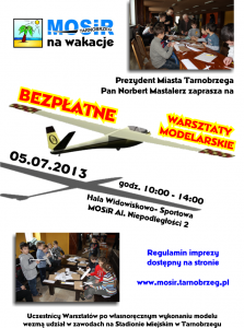 warsztaty modelarskie lato 2013