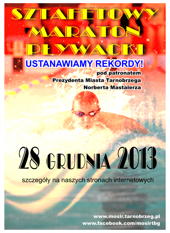 sztafetowy maraton pływacki pływalnia