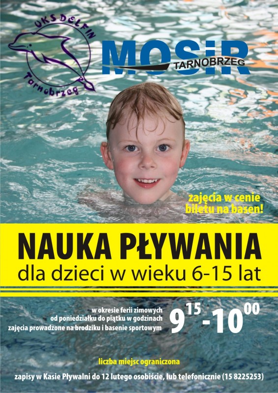 nauka plywanie ferie 2016